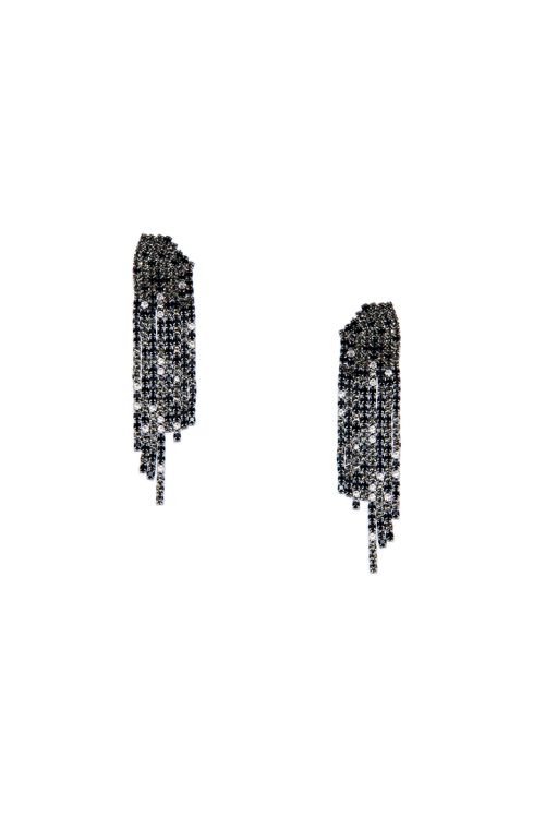 Multi-tone fringe earrings