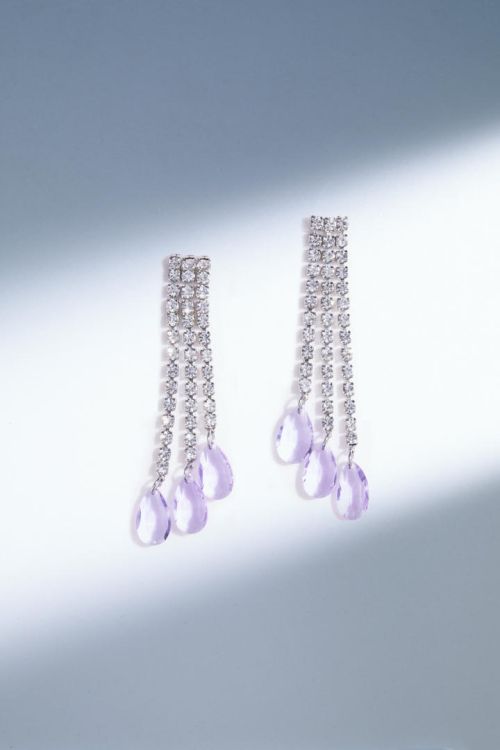 crystal drop earrings