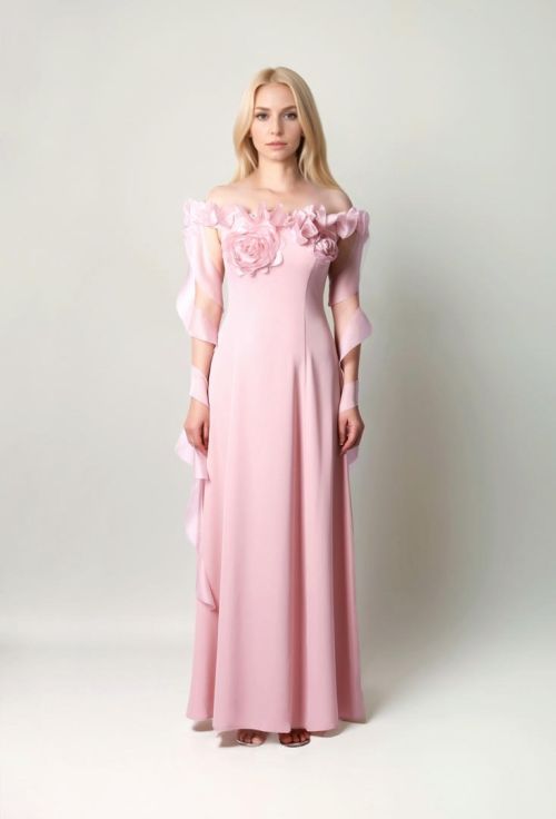 Off-Shoulder Maxi Dress