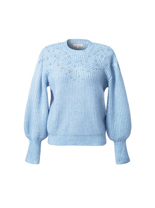 Crystal-Embellished Knitted Jumper