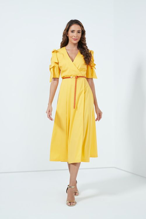 Midi length dress