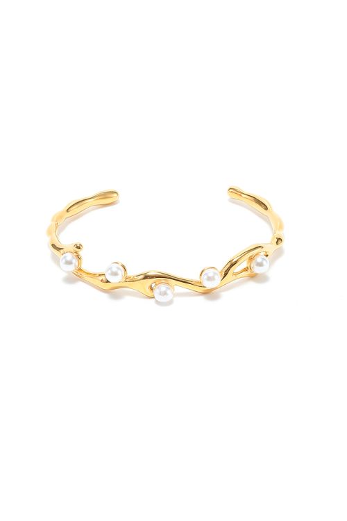 Pearls golden bracelet