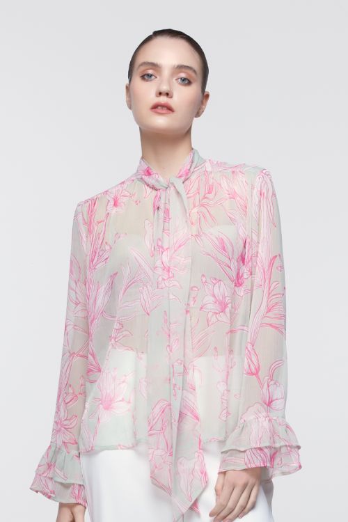 Chiffon Printed Blouse