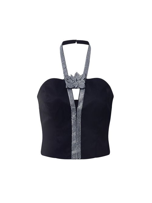 Halter neckline top