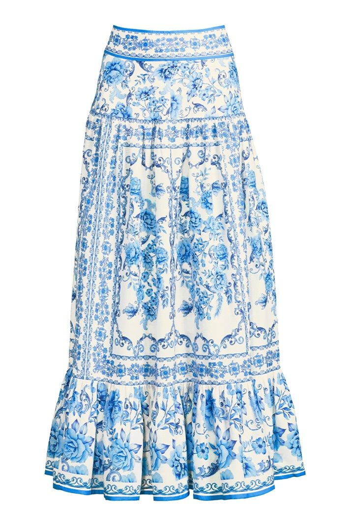 Printed Full Skirt