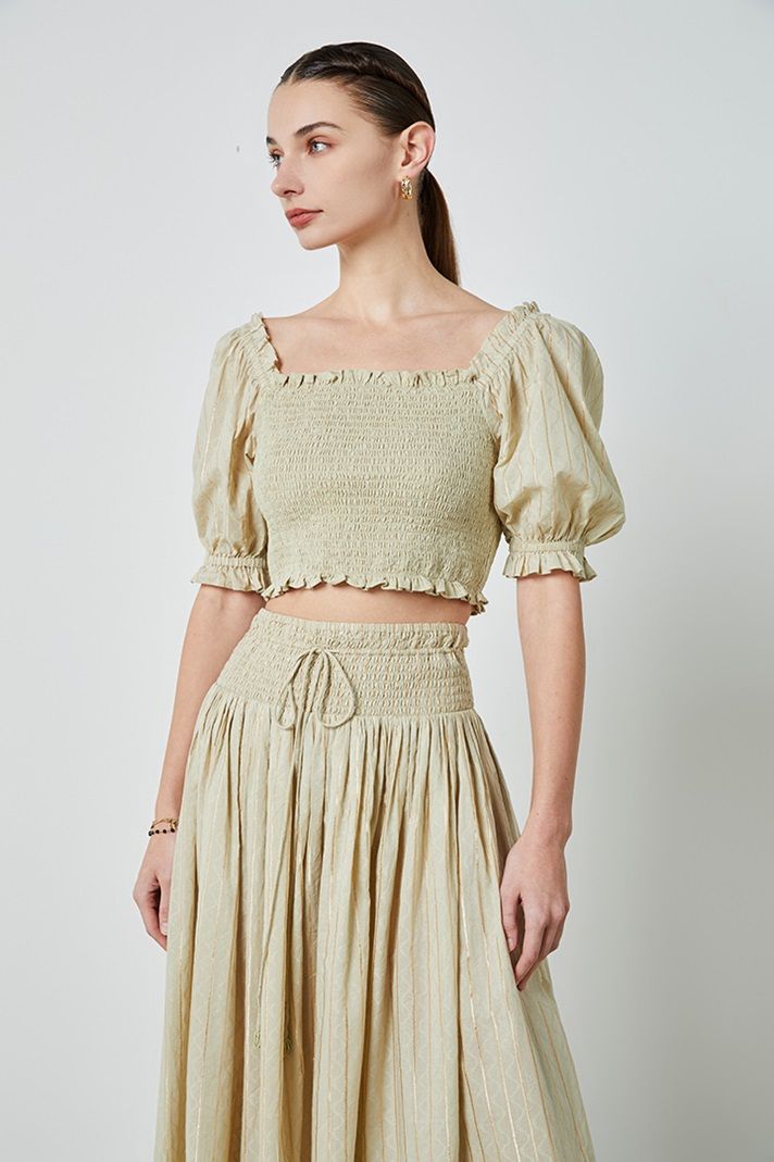 Smocking Bodice Top