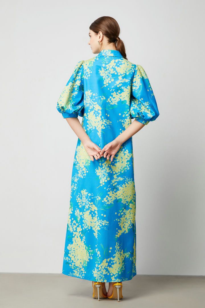 Balloon sleeves printed kaftan