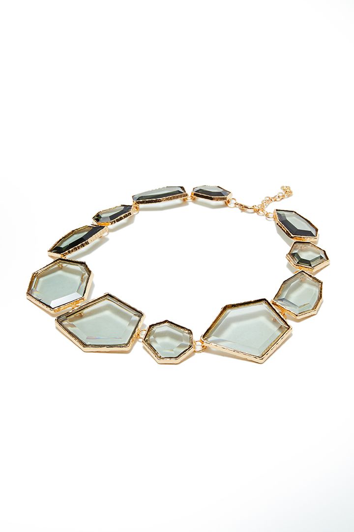 Geometric Transparent necklace