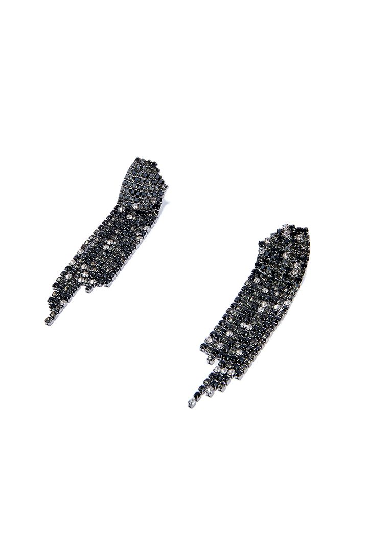 Multi-tone fringe earrings