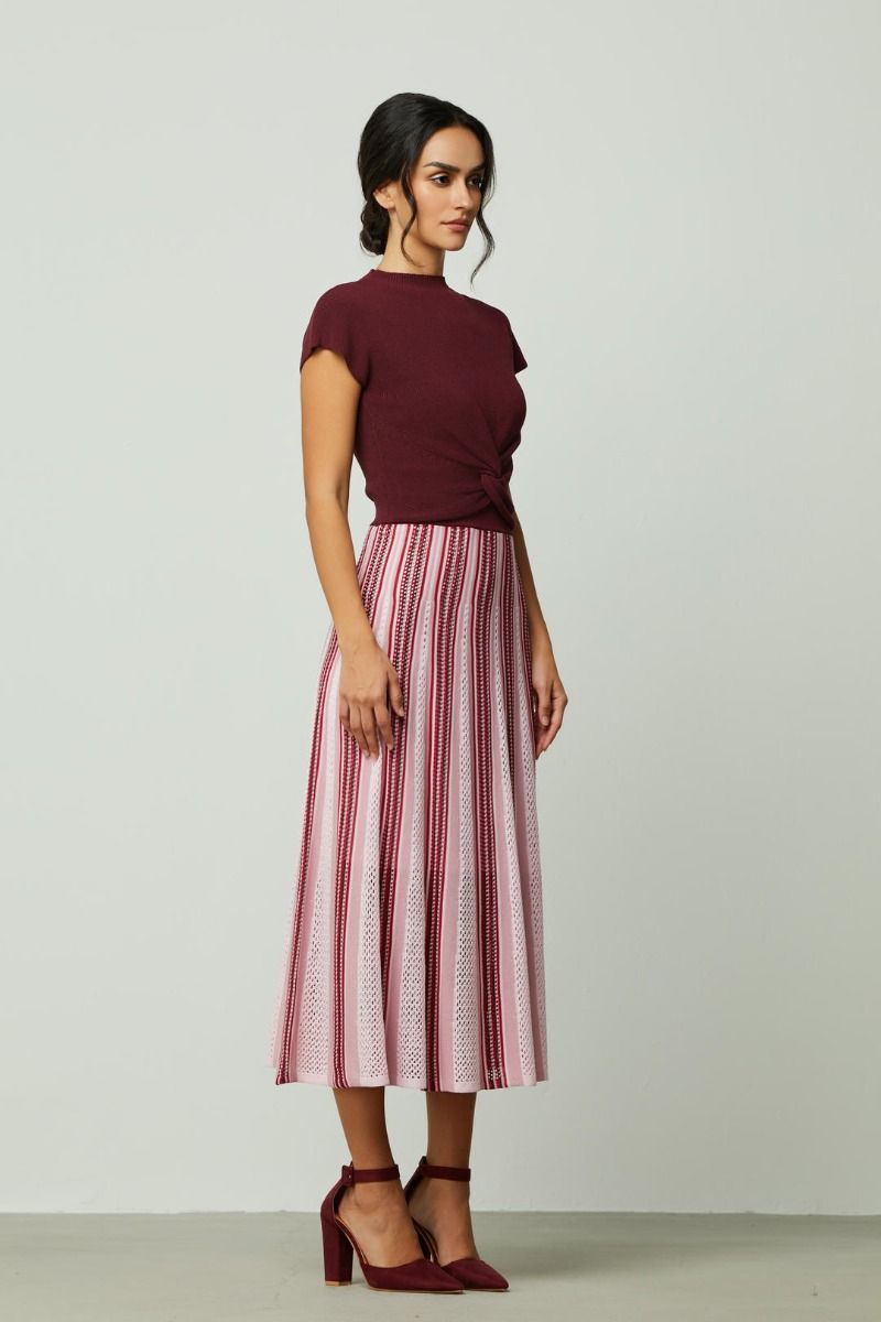 Strapped high Waist Skirt