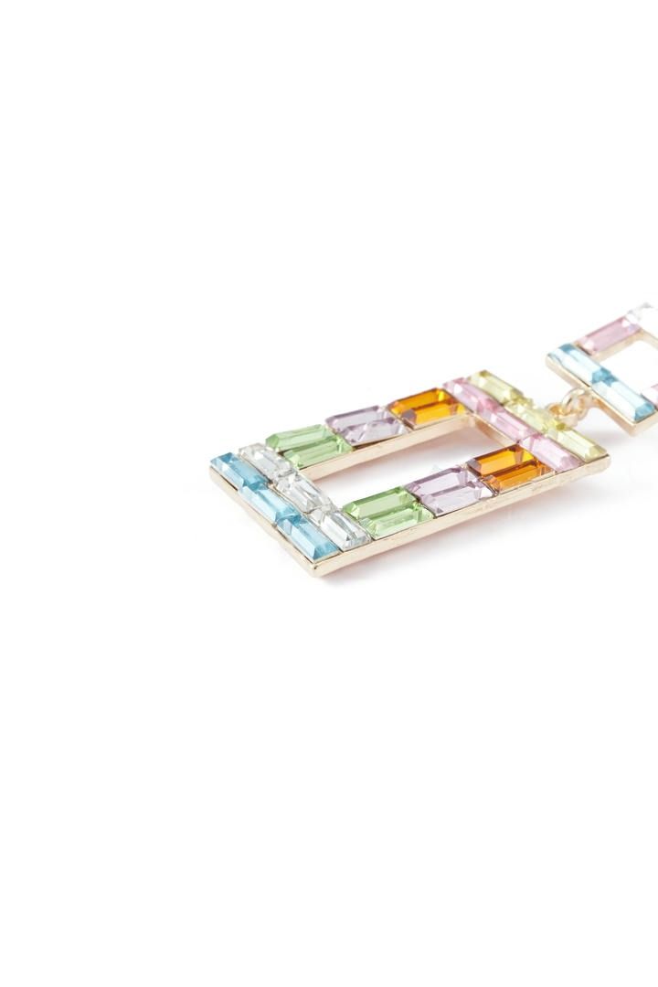 Square Multi-Color Earrings