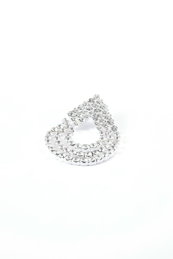 Silver-Tone Teardrop Earrings