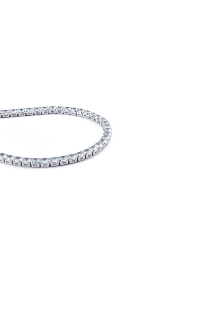 Silver-Tone Round Necklace