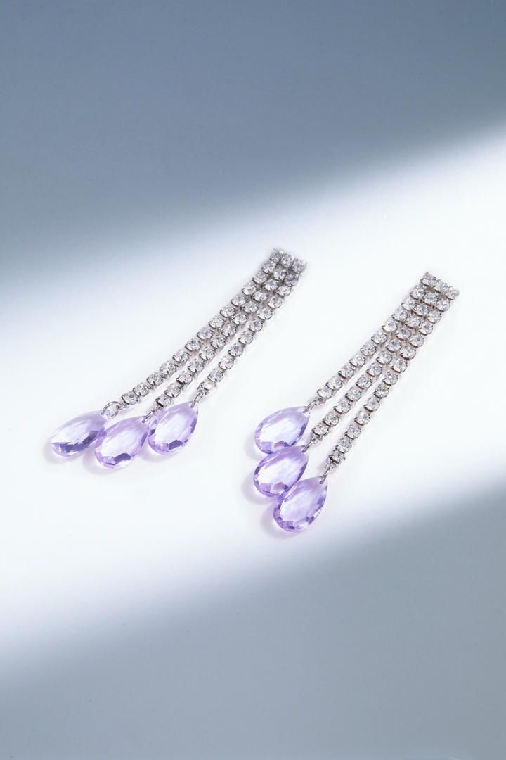 crystal drop earrings