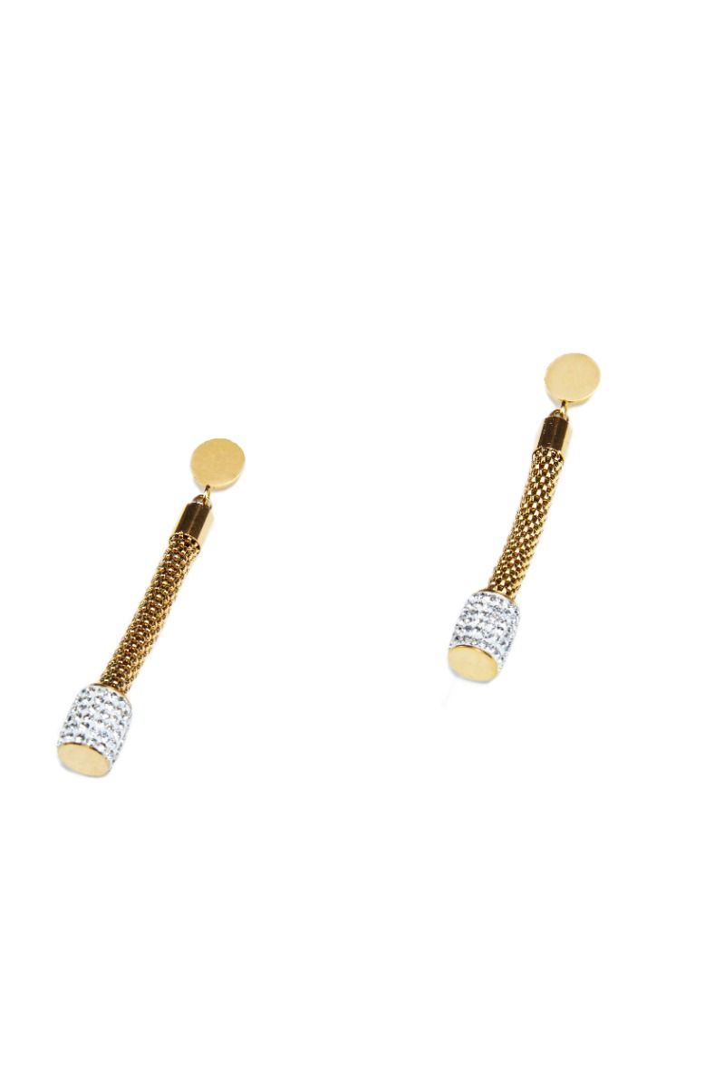 Golden-silver earrings