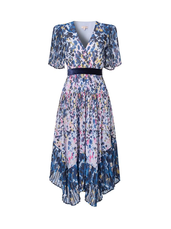 chiffon prints dress