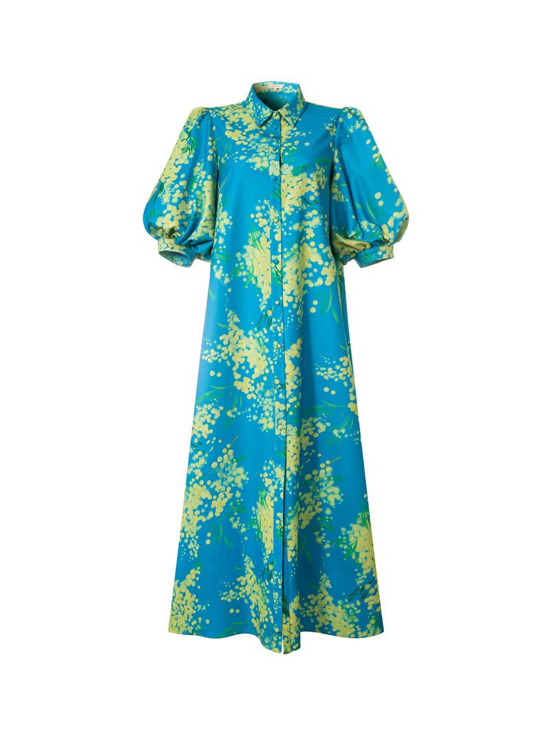 Balloon sleeves printed kaftan