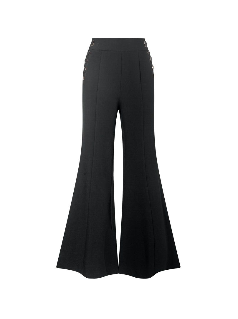 High waist flared pants