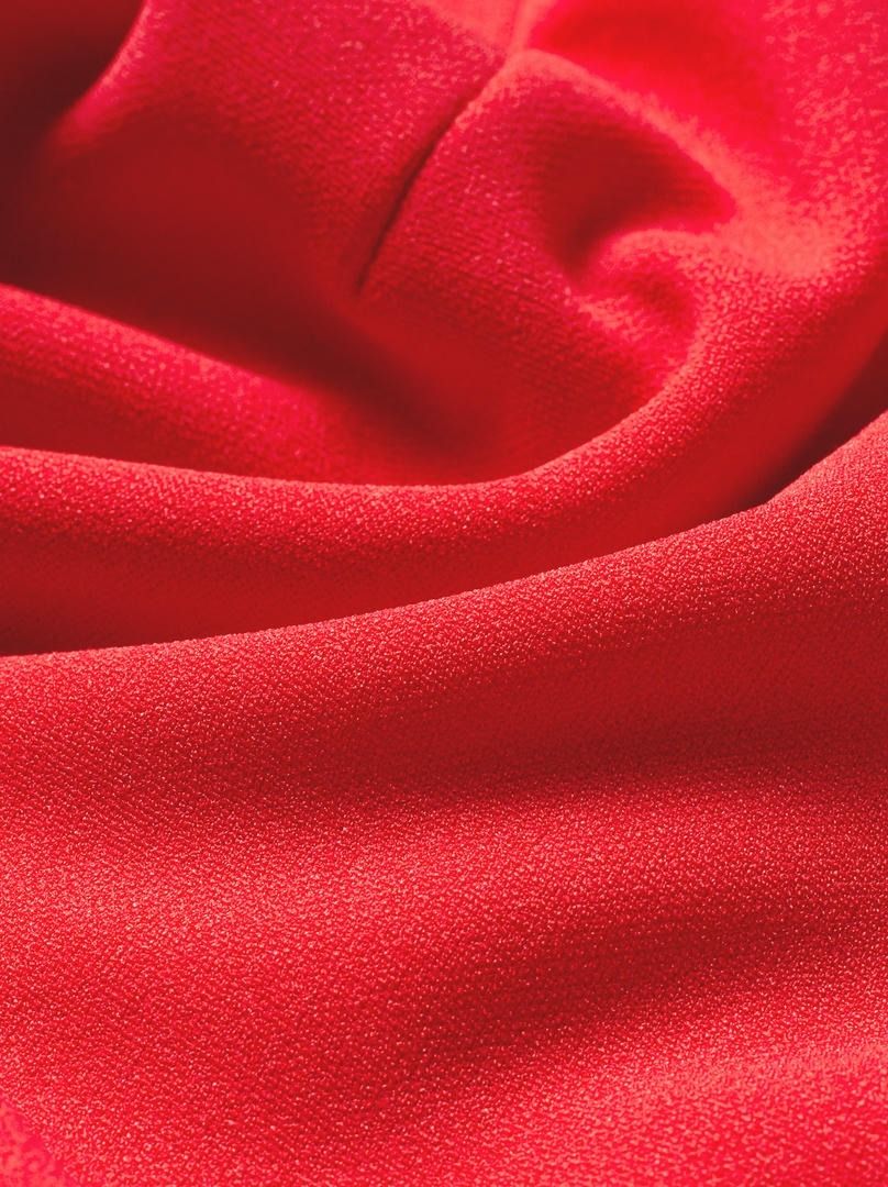 Coral Statement Shoulder Dress