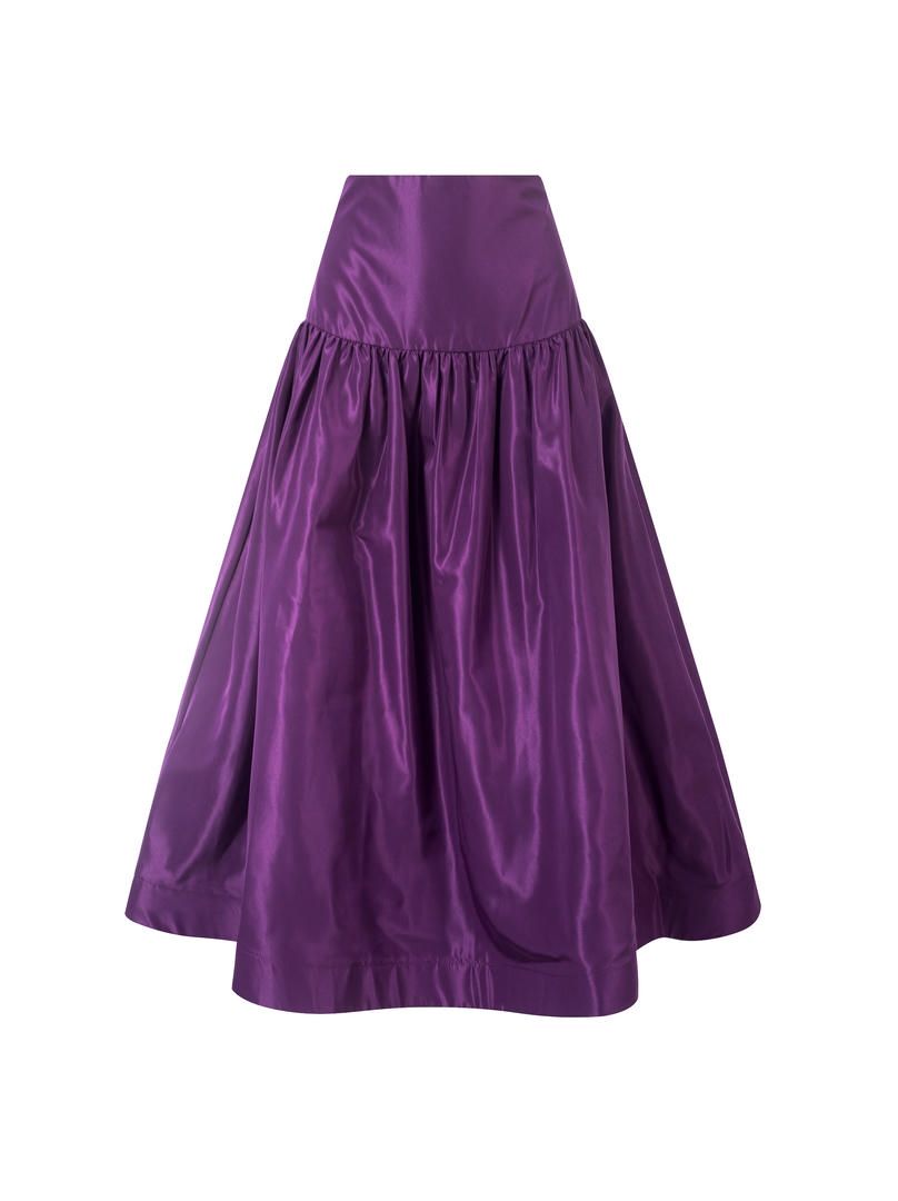 A-line Taffeta skirt