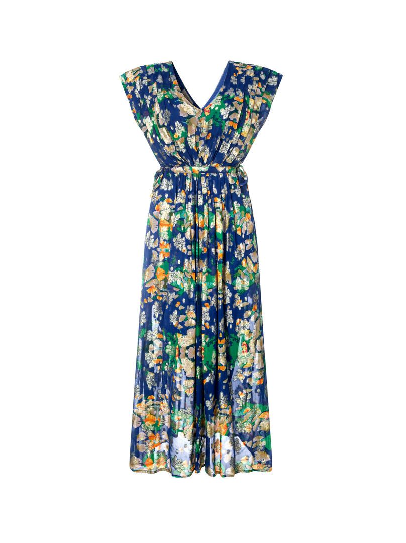 Printed jacquard dress