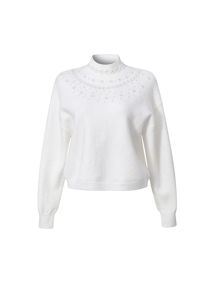 pearl embellishment Jumper