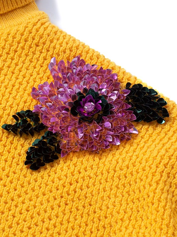 Sequin Flower Jumper