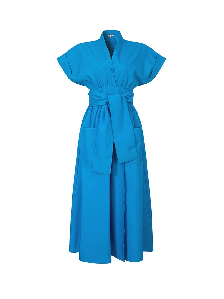 Self-Tie Wrap Dress