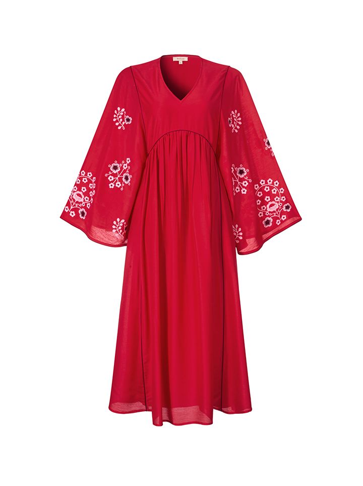 Embroidered Sleeves Kaftan