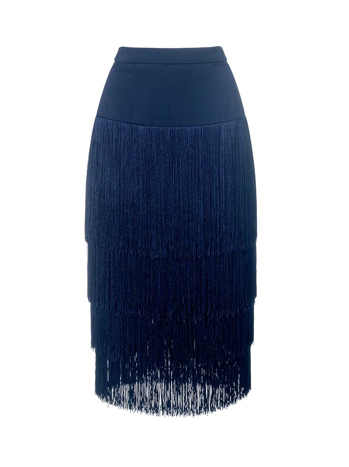 Fringe Detail Skirt