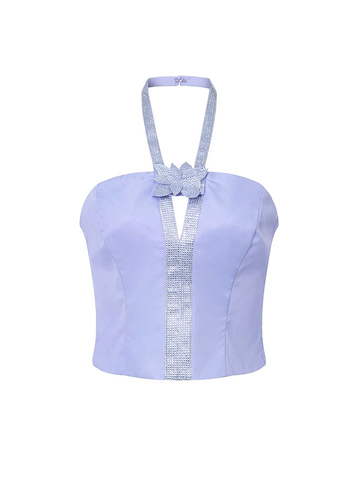 Halter neckline top