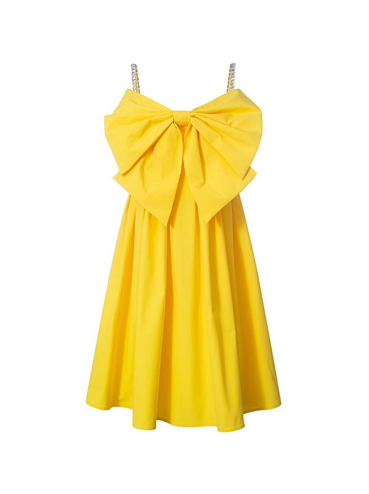 statement bow dress