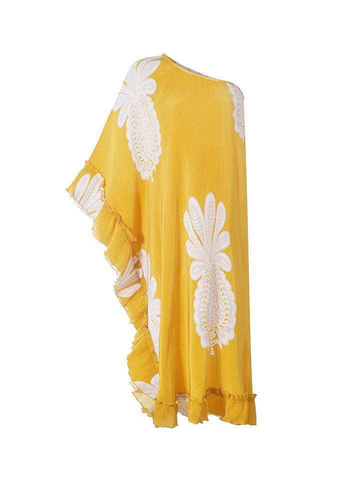 Ruffle Pleated Kaftan