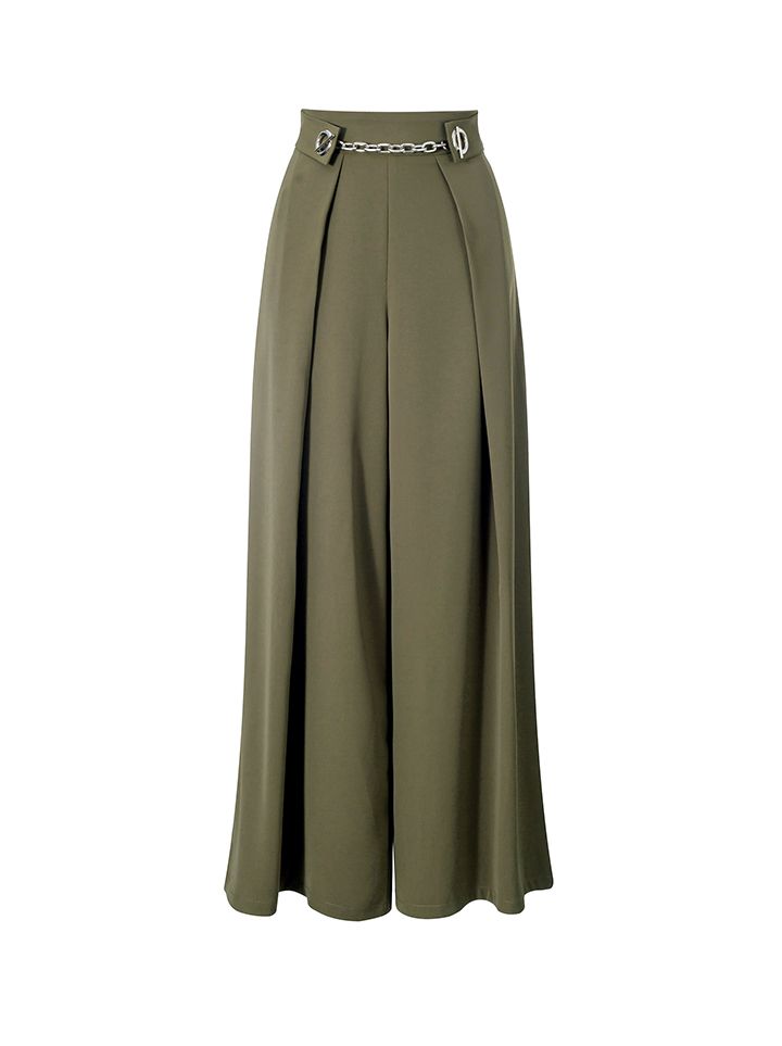 Chain culotte pants