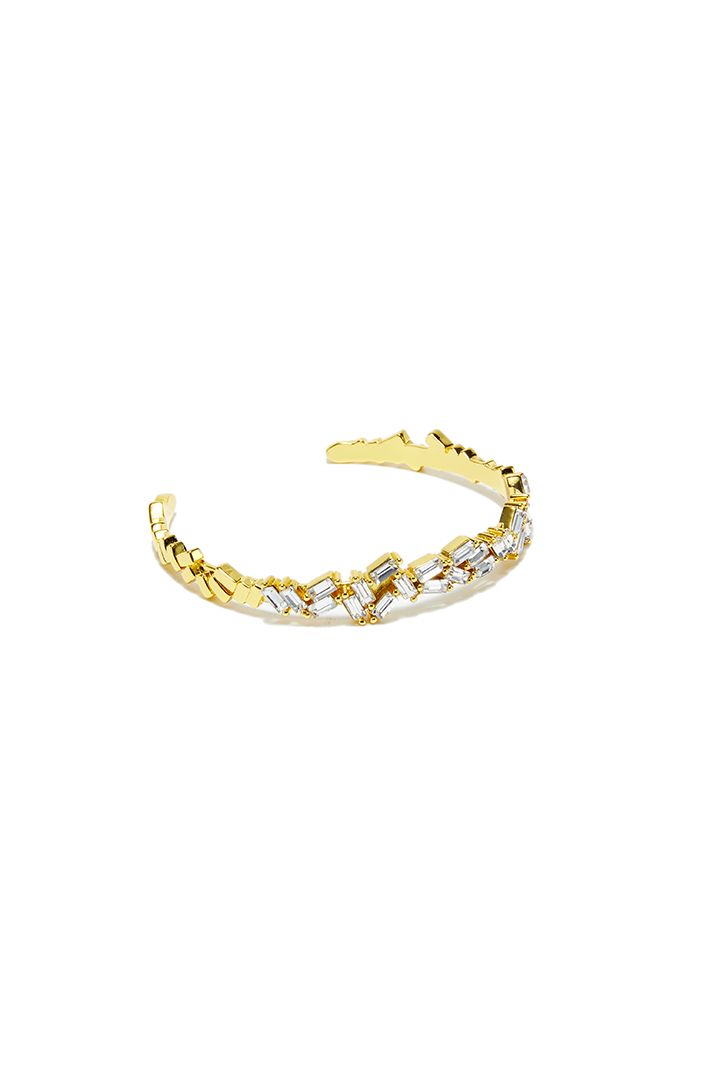 Gold crystel bracelet