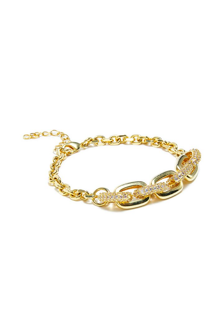 Chain gold bracelet