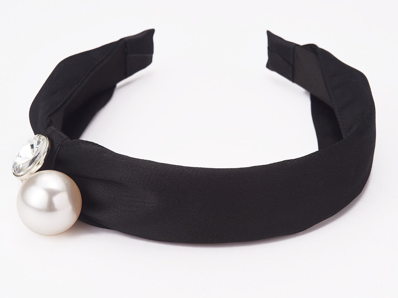 Pearl Crystal Hair Band