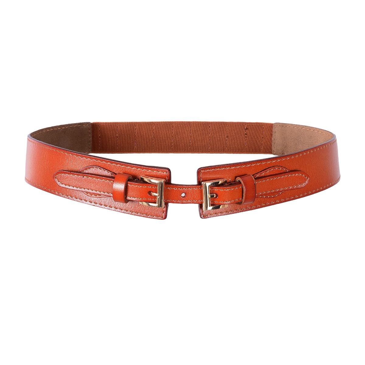 Two buckles belt