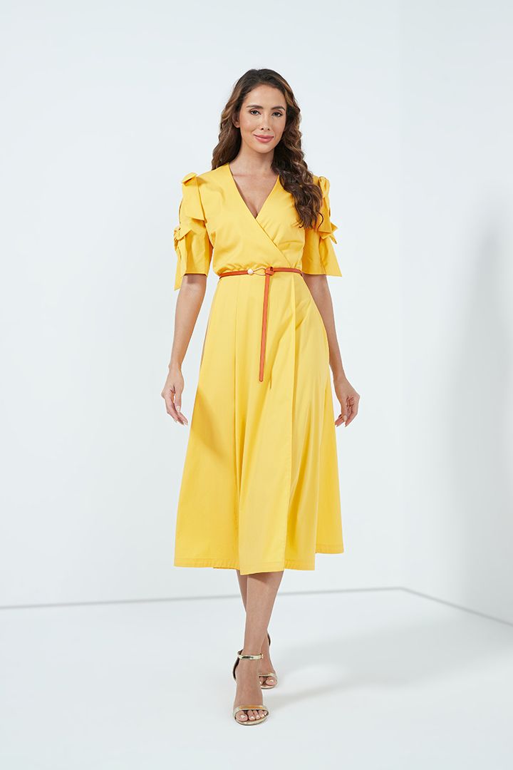 Midi length dress