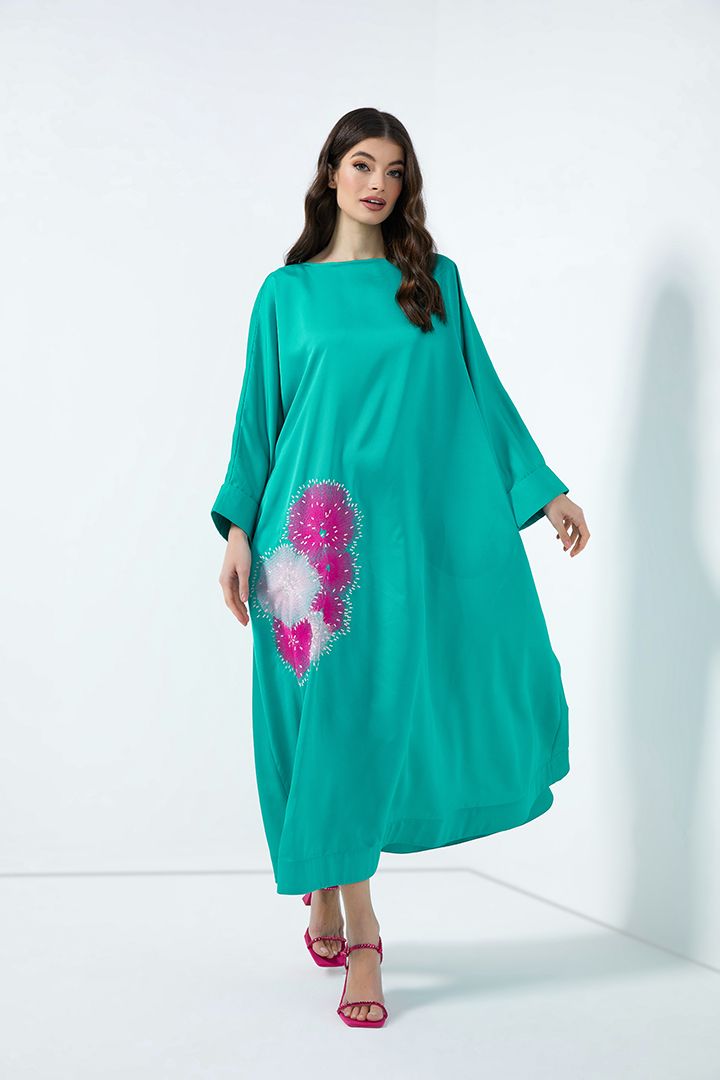 Embroidered kaftan