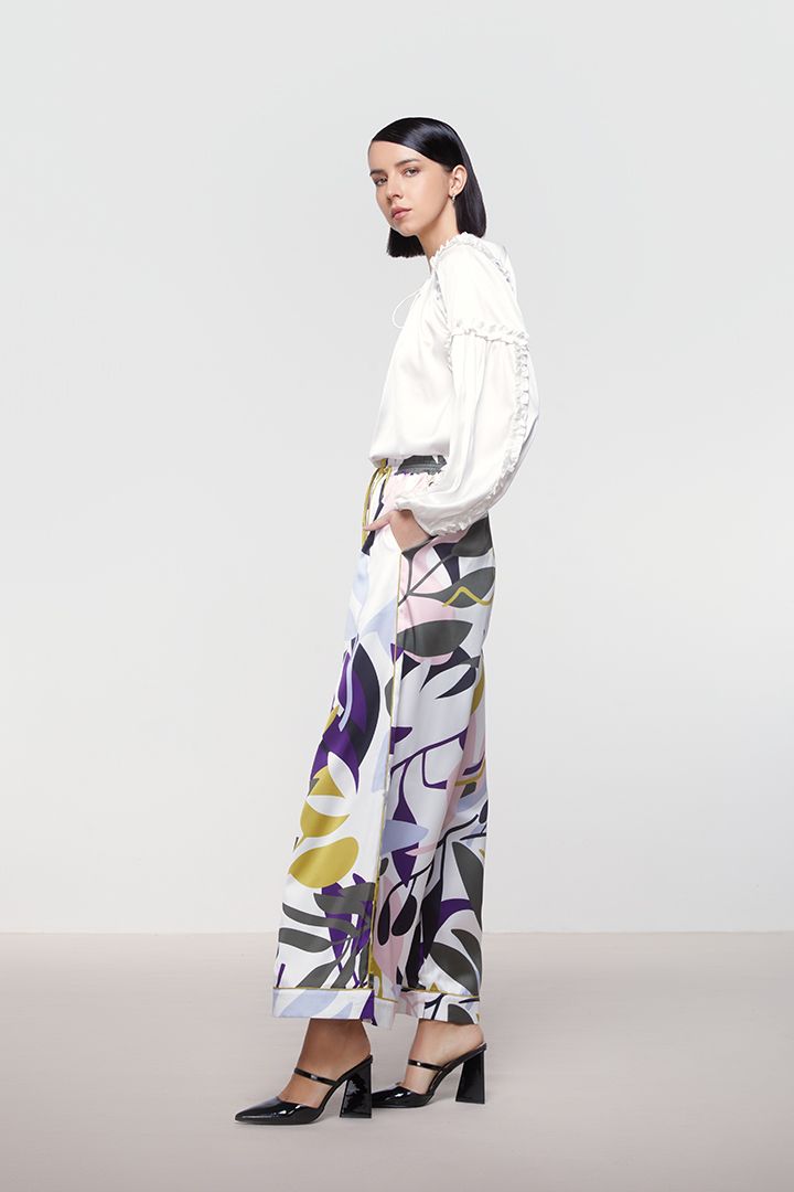 Printed  culotte pants