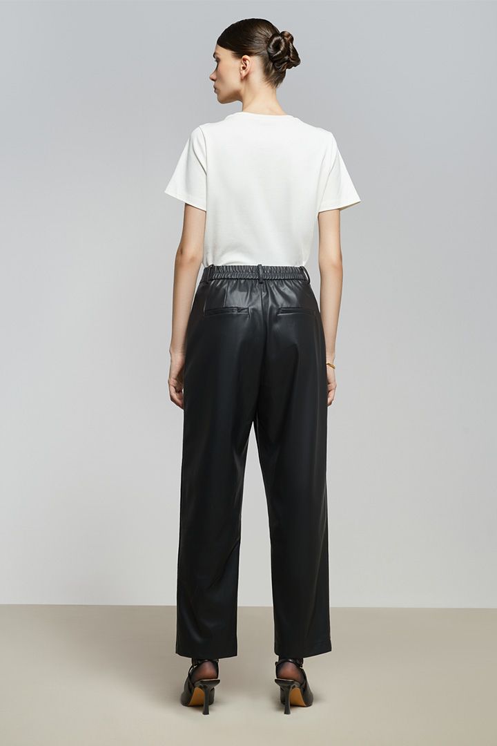 PU leather pants