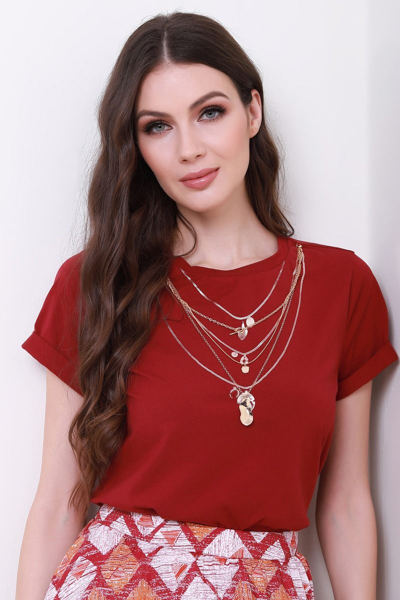 Chain necklace top