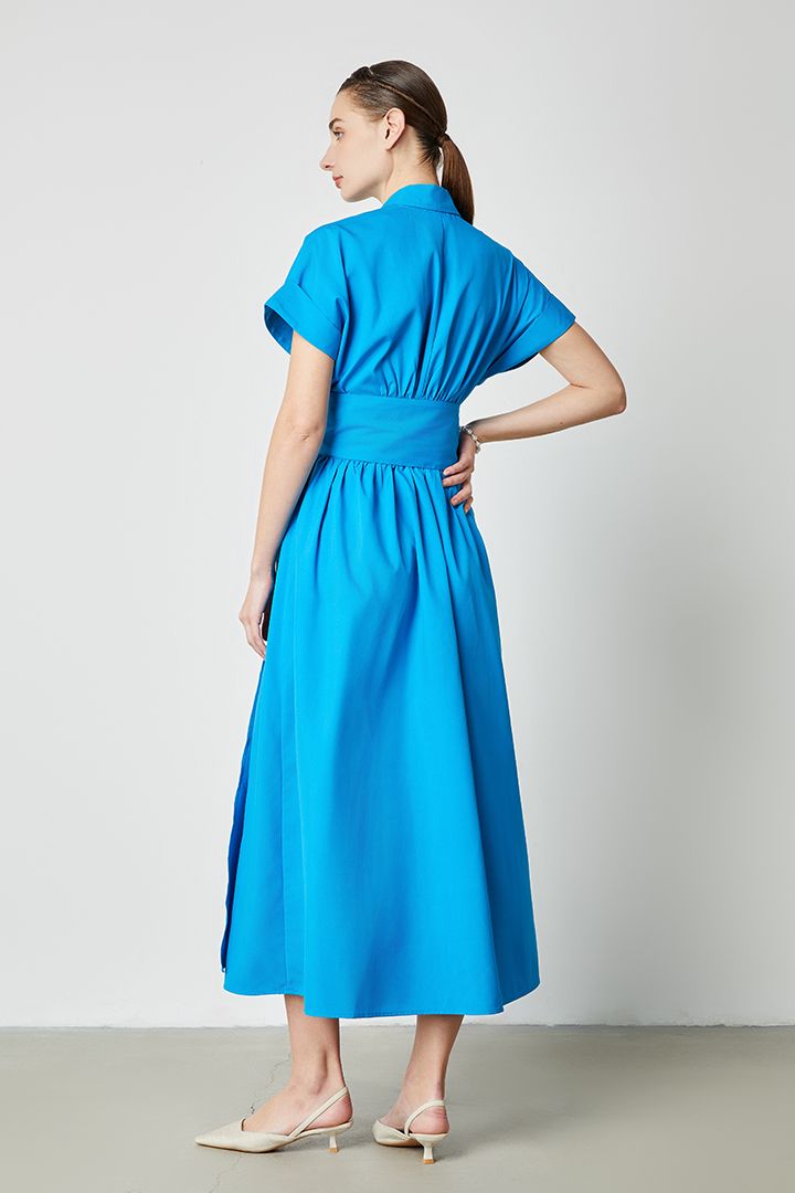 Self-Tie Wrap Dress