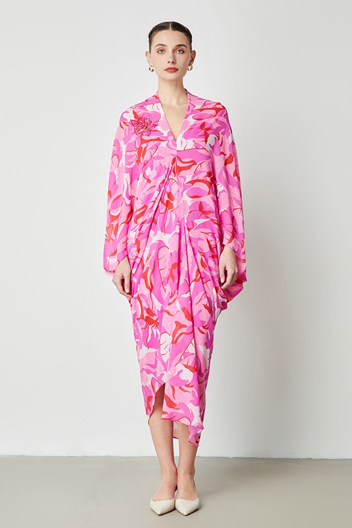 Embellished Printed Kaftan