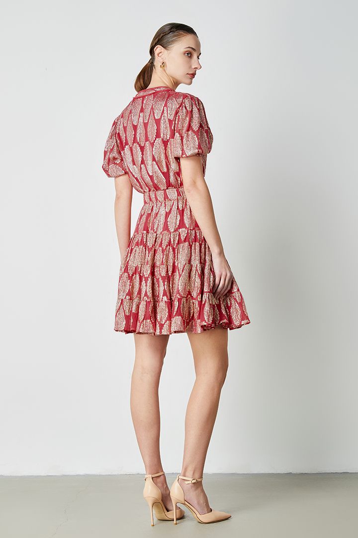 Brocade Short Dress