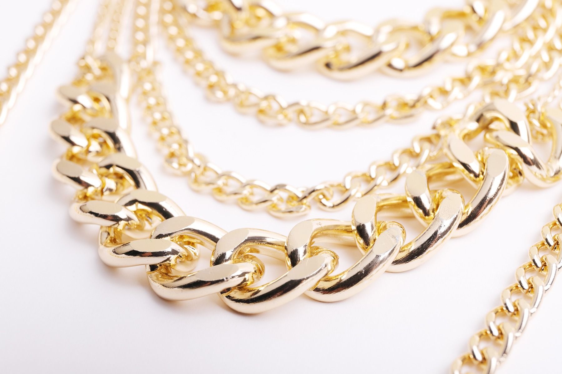 golden chains Necklace