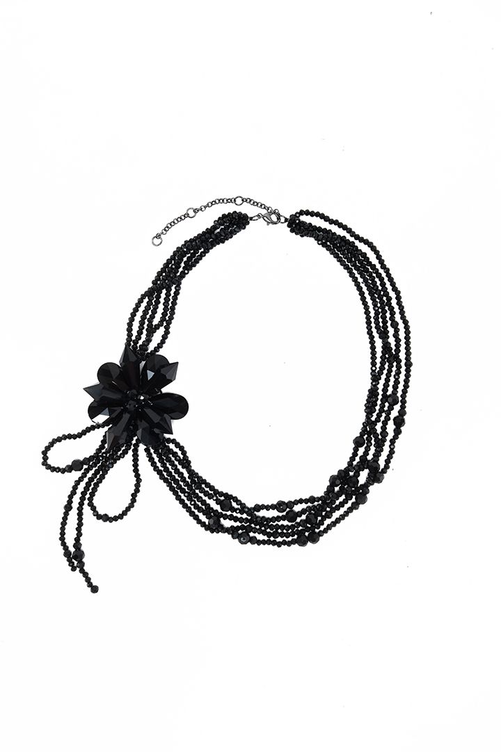 flower beading necklace