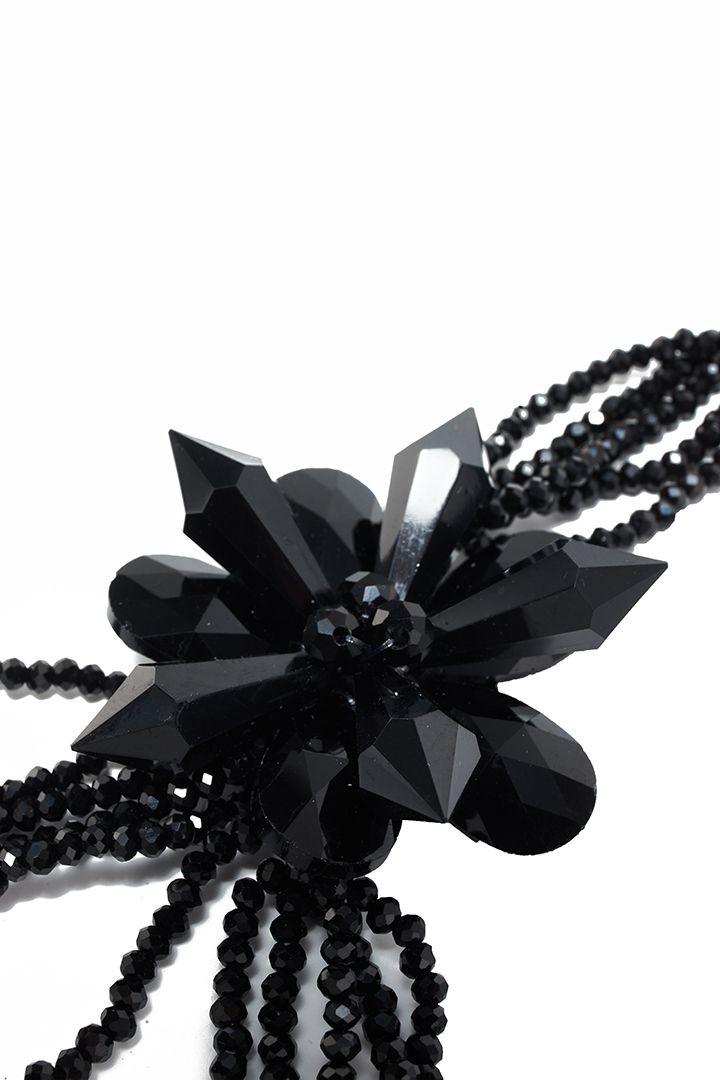 flower beading necklace