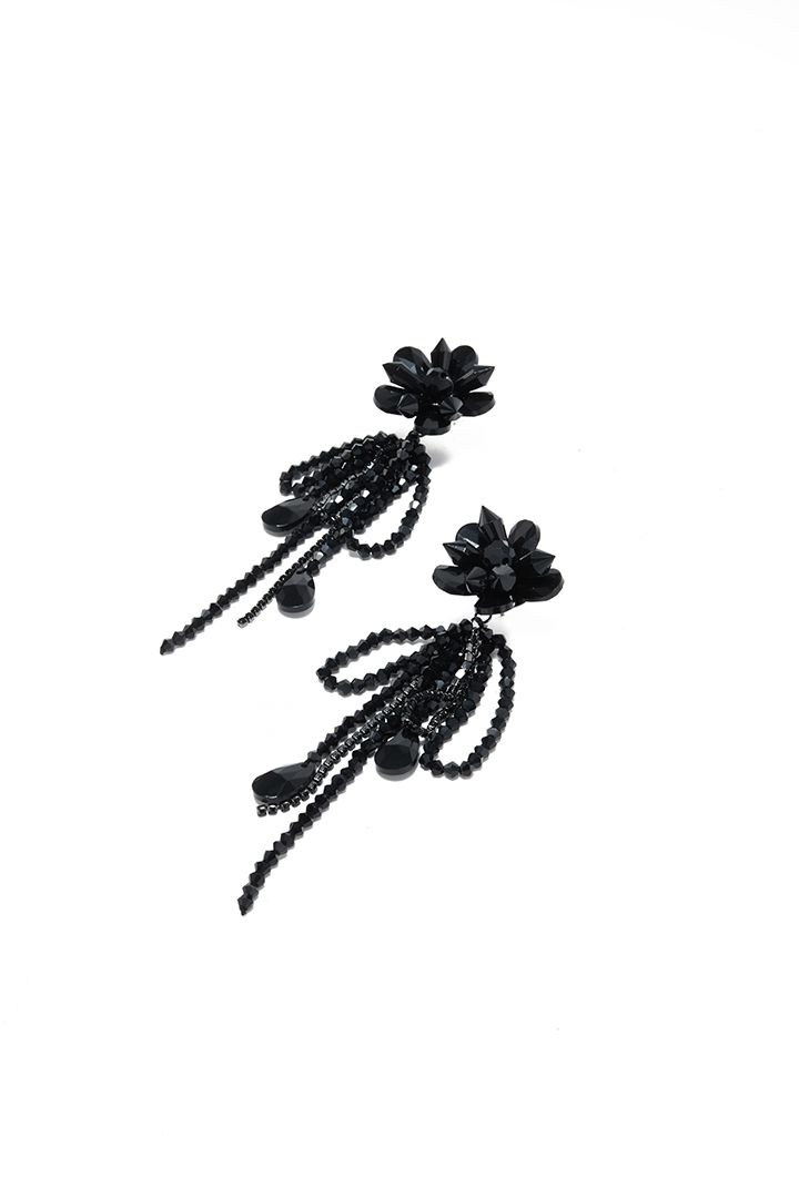 Fringe beading earrings